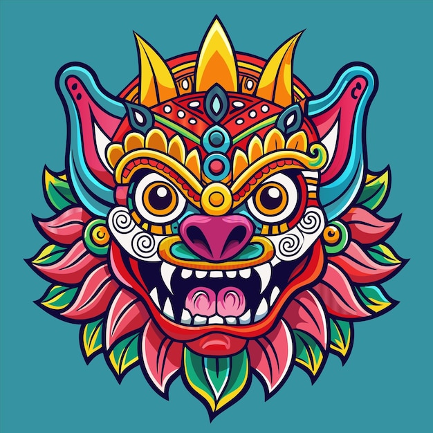 un dibujo de un dragón con un dragón en él