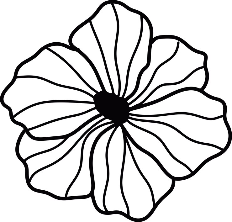 Vector dibujo de elementos florales