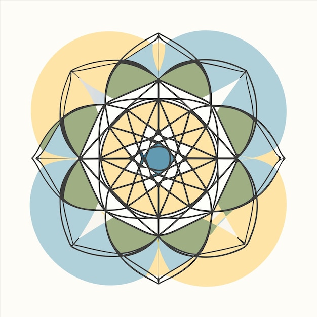 un dibujo de una estrella que está en un círculo