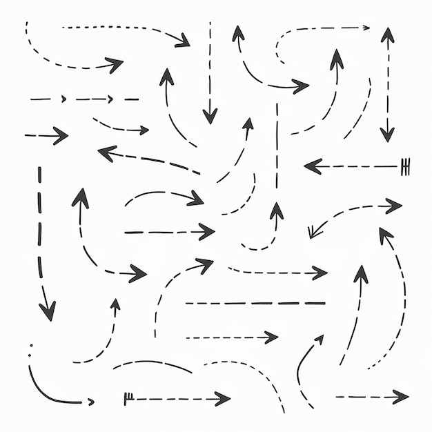 Vector un dibujo de flechas con la palabra quot z quot en él