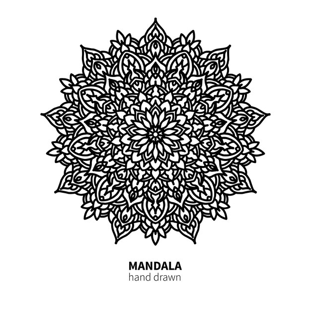 Dibujo de flor Mandala