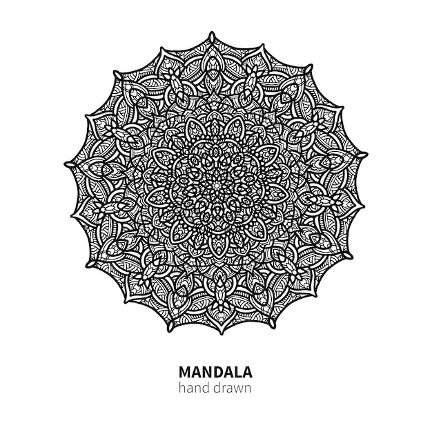 Dibujo de flor mandala