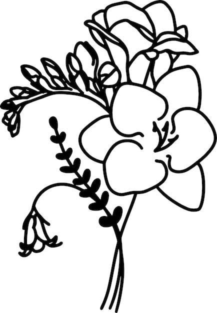 un dibujo de una flor con la palabra amor en ella