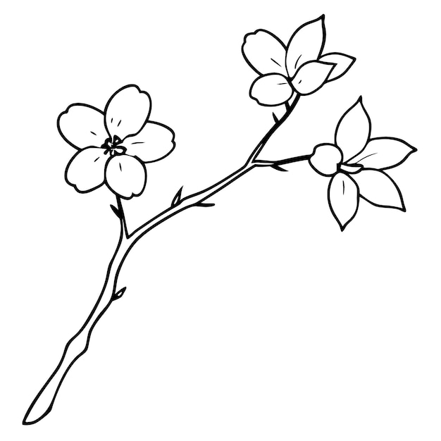 un dibujo de una flor con la palabra el garabateo en él