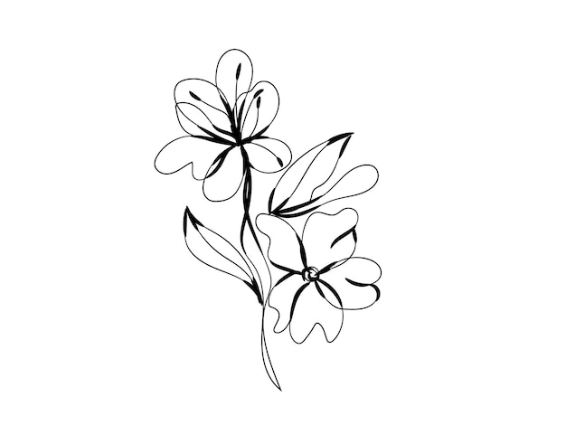 un dibujo de una flor con la palabra lirio