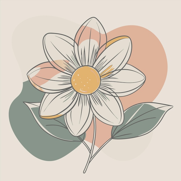 un dibujo de una flor con la palabra " margarita " en ella