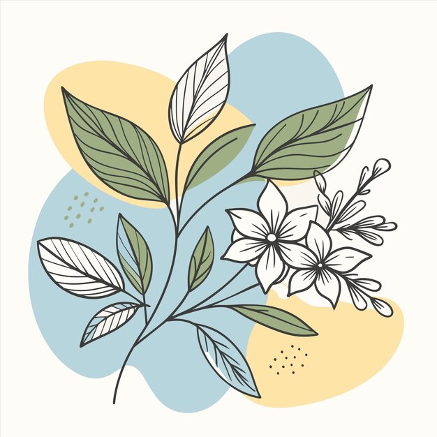 un dibujo de una flor con la palabra " primavera " en ella