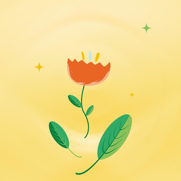 un dibujo de una flor con la palabra rosa en ella