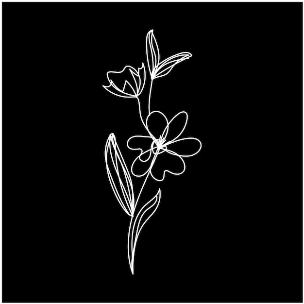 un dibujo de una flor que dice lirio en él