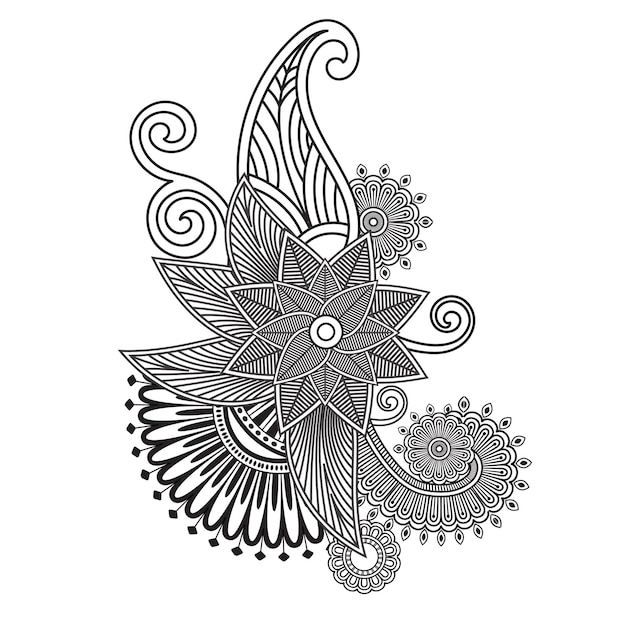 un dibujo de una flor que dice quot mandalas quot