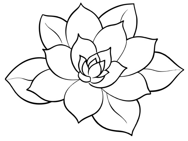 un dibujo de una flor que tiene un dibujado de una flor