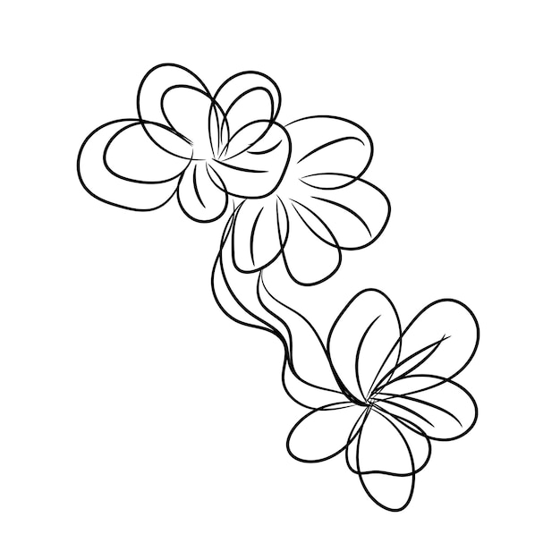 un dibujo de una flor que tiene una espiral en él