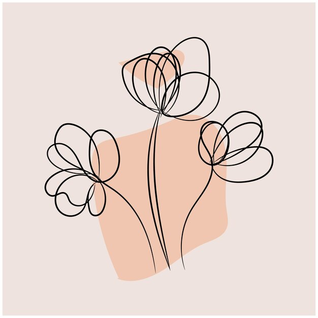 un dibujo de flores con las palabras margaritas en él