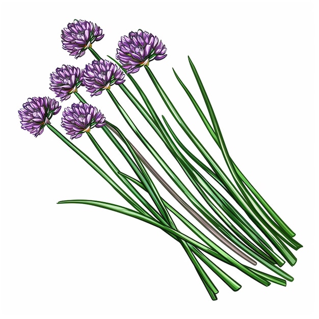 un dibujo de flores con las palabras primavera en la parte inferior