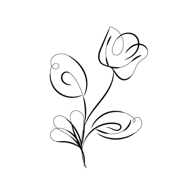 un dibujo de flores con las palabras tres rosas en él