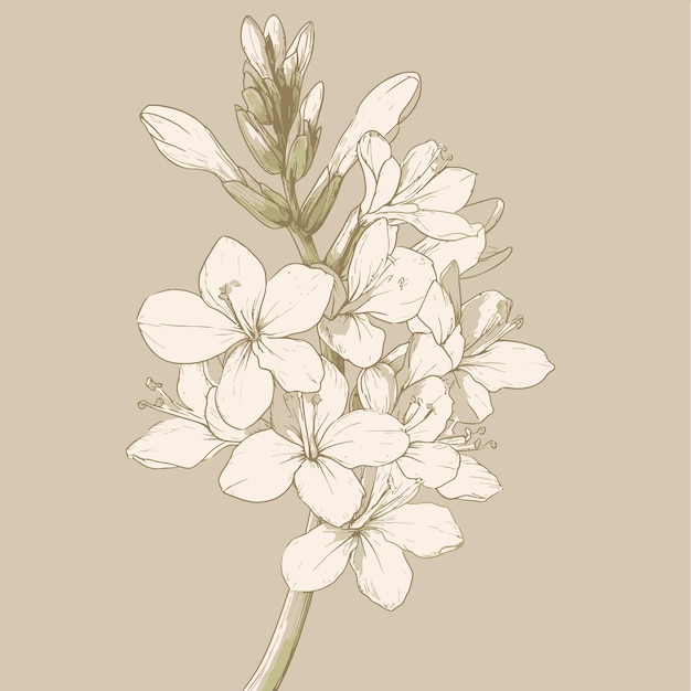 un dibujo de flores que es del año de mayo
