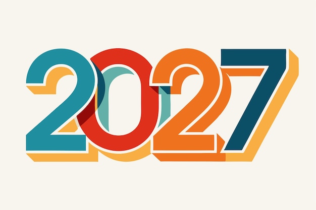 un dibujo de un fondo colorido con el año 2013