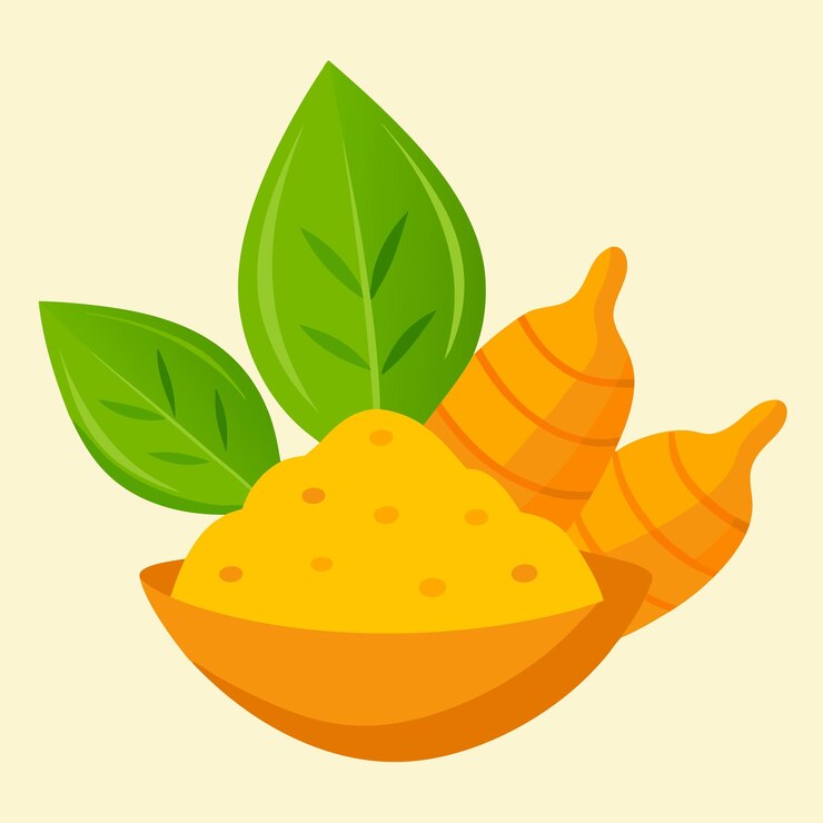Vector un dibujo de una fruta con una hoja verde y una mancha marrón en ella