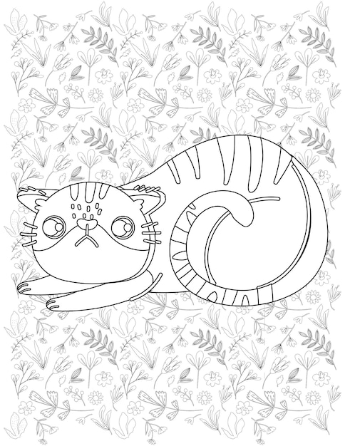 Dibujo de gato para colorear