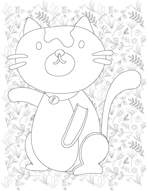 Dibujo de gato para colorear