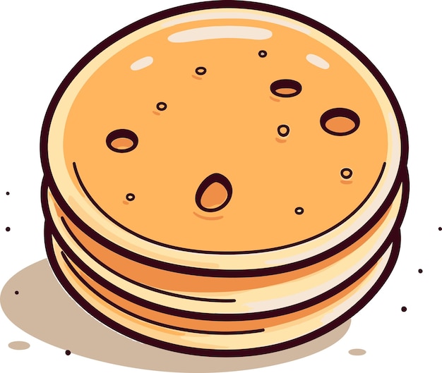 un dibujo de una hamburguesa con una imagen de una hamburguesa