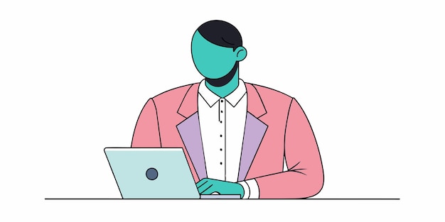 un dibujo de un hombre con una cara verde y una máscara azul en su cara