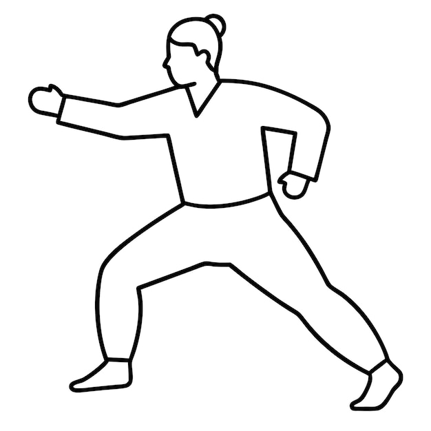 un dibujo de un hombre lanzando una pelota con un fondo blanco