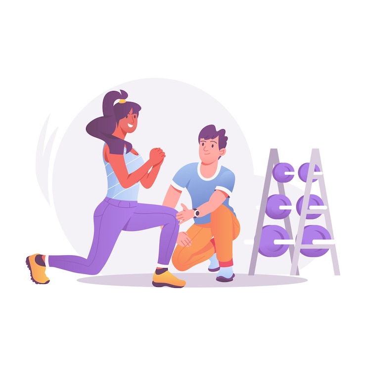 Vector un dibujo de un hombre y una mujer con la palabra en él