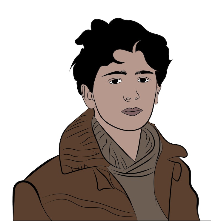 Vector dibujo de un hombre