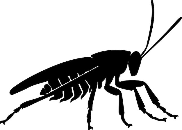 Vector un dibujo de una hormiga con un contorno negro de una hormiguera en él