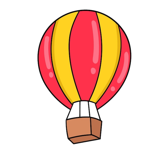 Dibujo de icono de garabato de globo de aire