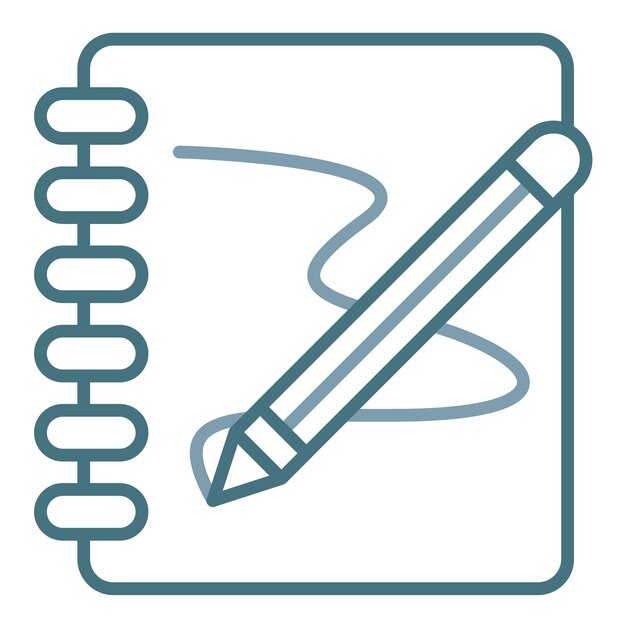 Dibujo de una ilustración plana