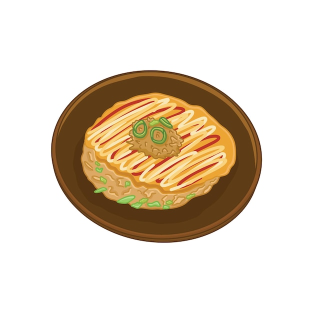 Dibujo ilustrativo de comida y bocadillos japoneses