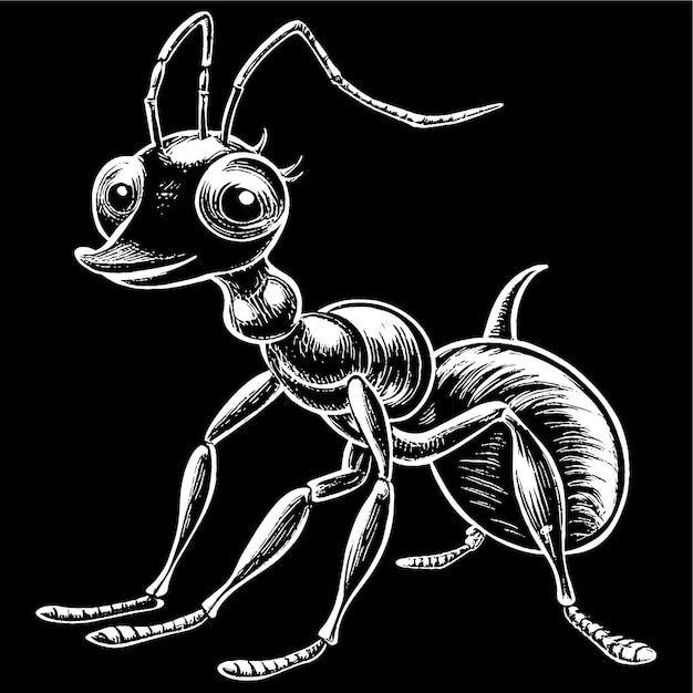 un dibujo de un insecto que tiene la palabra insecto en él