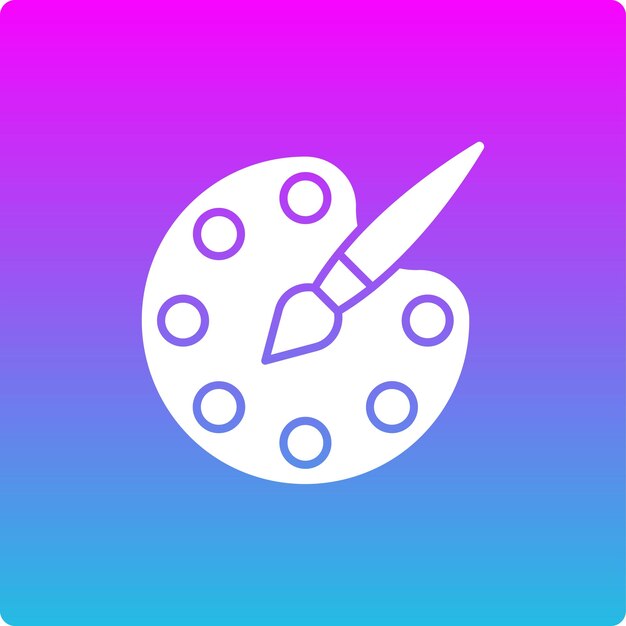 un dibujo de un lápiz de colores con un pincel en él