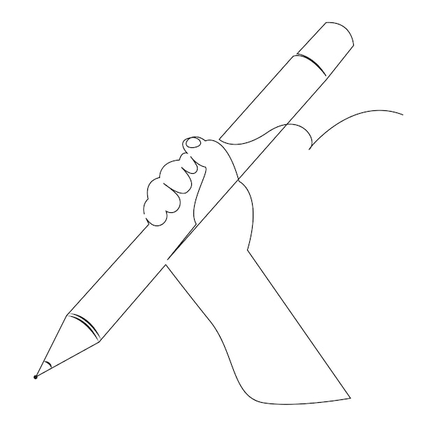 un dibujo de un lápiz con un lápic en él