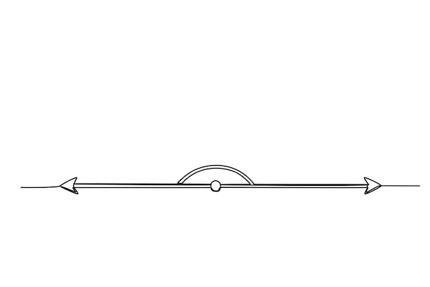 Un dibujo de una línea de ángulos de 180 grados de ángulo recto