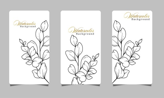 Dibujo de línea de arte ramos florales en blanco y negro página de colorear flores con vector papelería de boda