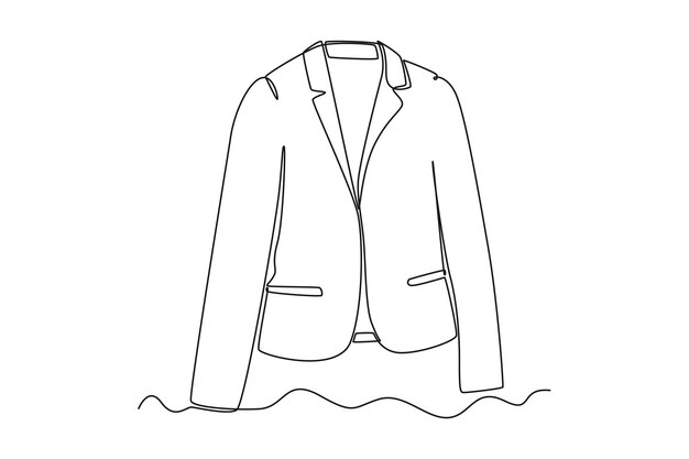 Un dibujo de línea continua del concepto de suministros de oficina Ilustración vectorial de Doodle en lineal simple