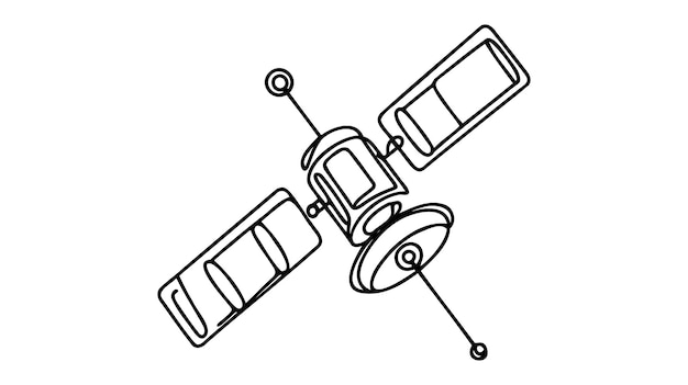 Un dibujo de línea continua de pretzel para el logotipo