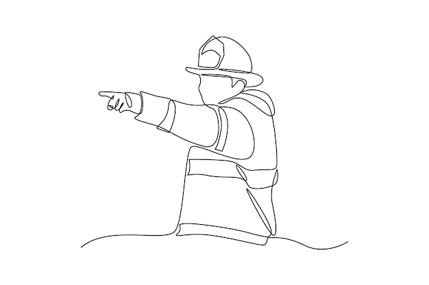 Dibujo de línea continua simple del atributo del equipo de respuesta de emergencia condición de emergencia actividad de emergencia concepto minimalista de medicina y atención médica
