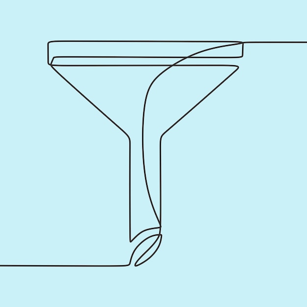 dibujo de línea continua en utensilios de cocina