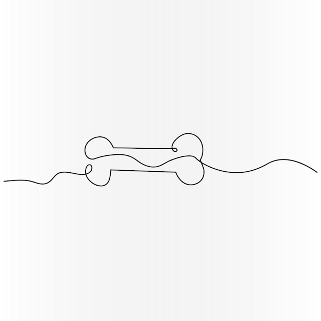 un dibujo de línea de un perrito caliente con una línea dibujada en él