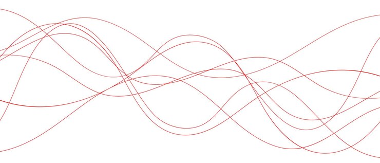 Vector un dibujo de una línea roja dibujado por un amigo