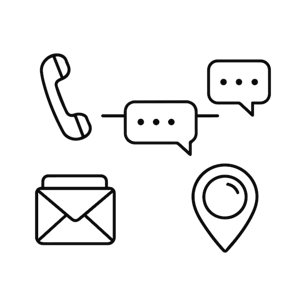un dibujo de línea de un teléfono y un teléfono con una línea a través del medio