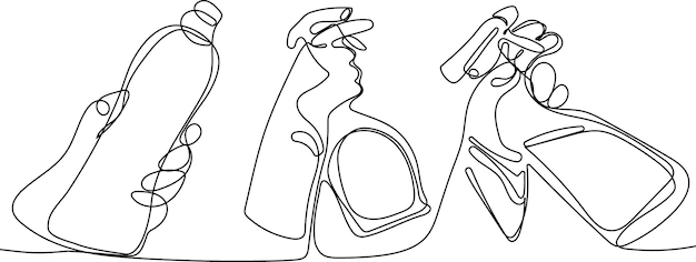 Un dibujo lineal de dos figuras, una de las cuales es un camello.