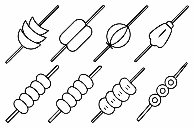 un dibujo de líneas de flechas y flechas con una línea que dice cita de manzana