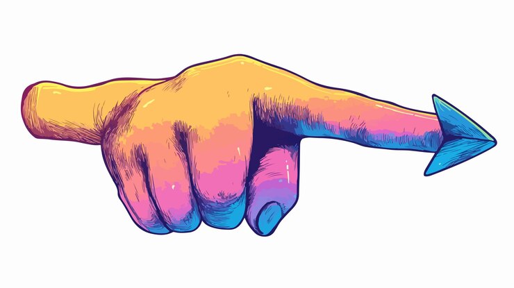 Vector dibujo de líneas de gradiente cálido de personajes de dibujos animados