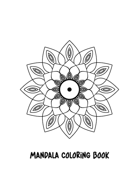 Dibujo de Mándala para colorear