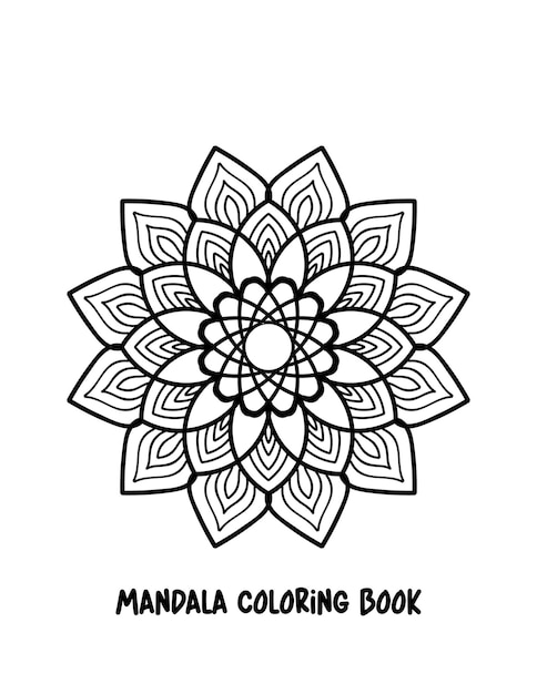 Dibujo de Mándala para colorear